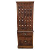 Jeweller's / Watchmaker's Cabinet in French Oak, Early 20th Century
