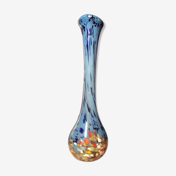 Soliflore vase in blown glass