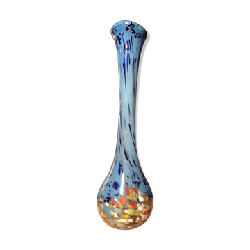 Soliflore vase in blown glass