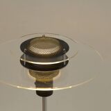 Postmodern lamp in metal and plexiglass Cirkel vintage Ikea 1990