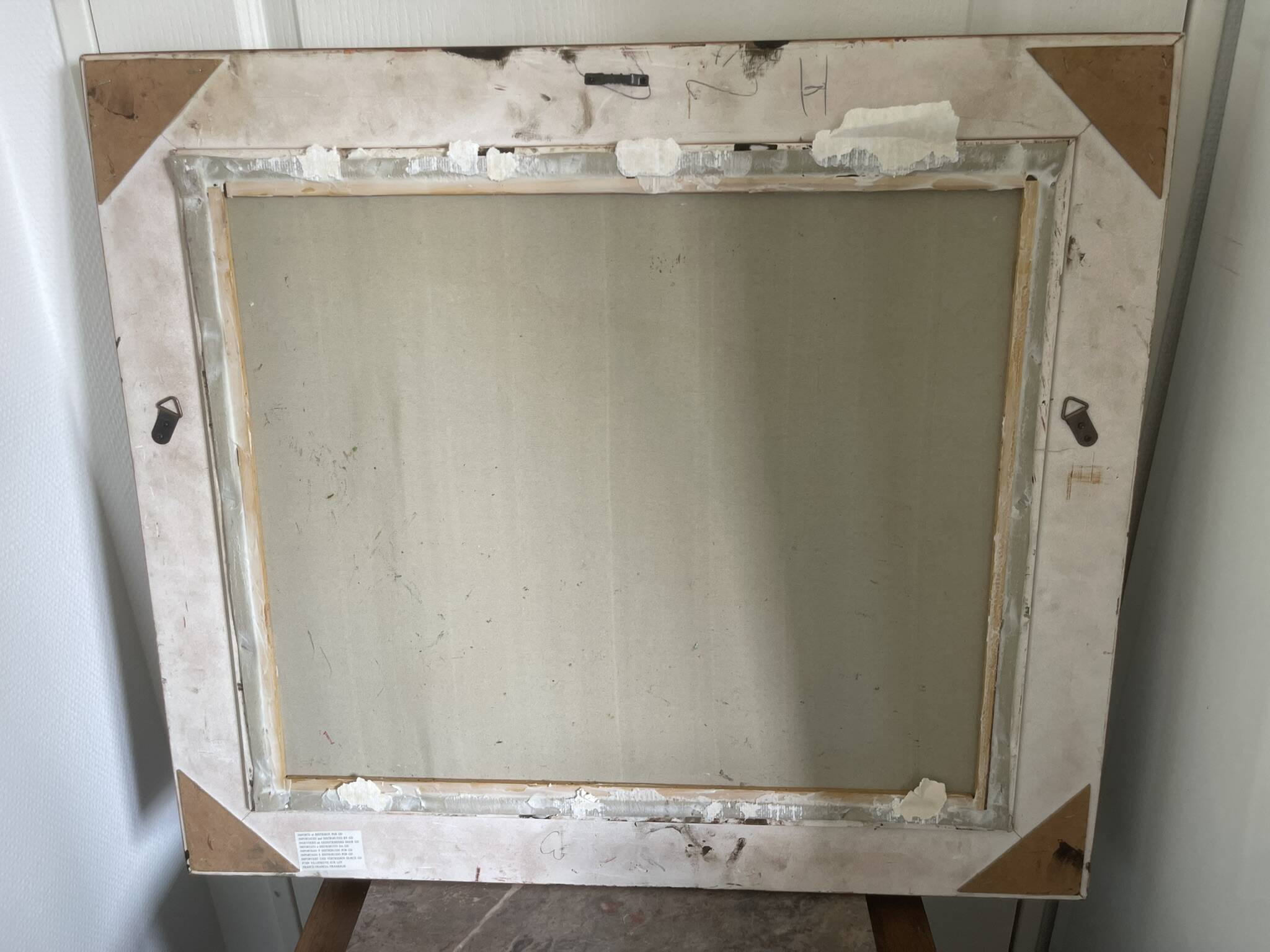 Old oil painting canvas reproduction water lilies japan monet 80x70