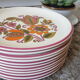 Lot de 6 assiettes creuses Villeroy et Boch Modèle "Bali"