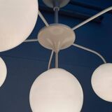 Swiss suspended chandelier from the mid-century space age by E. R. Nele for Temde, 1960s.