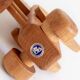 Wooden toy with wheels, Czechoslovakia, 1970s