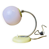 Pink glass 60s table or wall sconce lamp