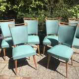 Series of six vintage chairs