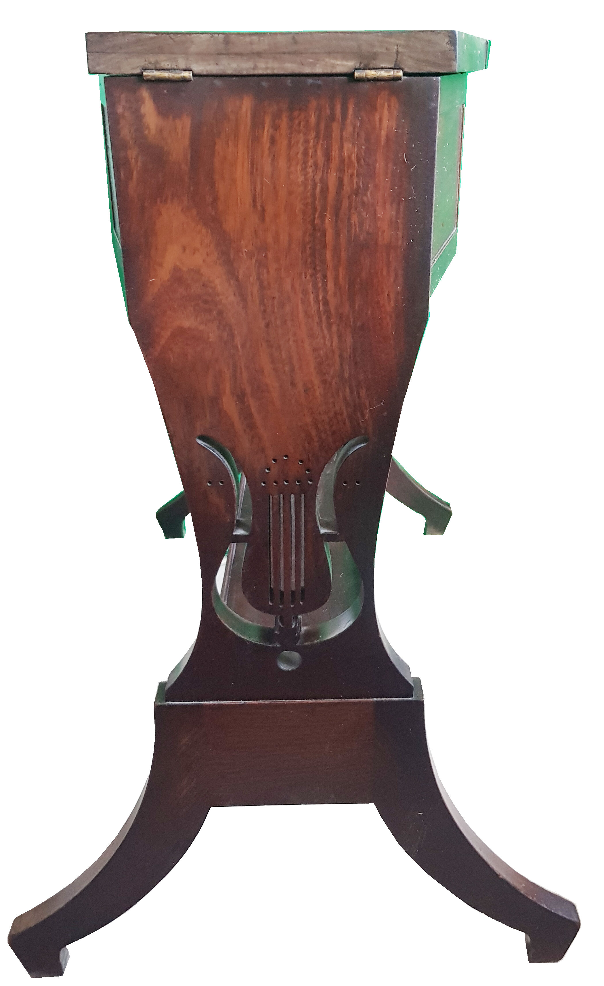 Walnut toilet table - XIX