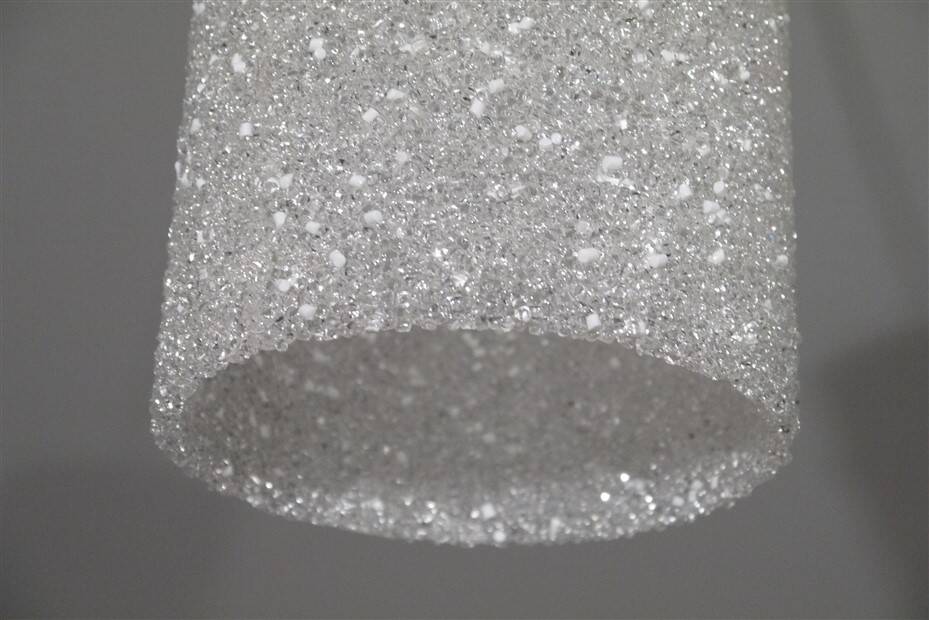 Vintage perspex pendant light 1960