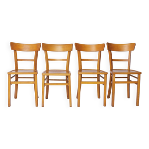4 chaises bistrot Frankfurter - bois