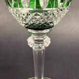 Saint Louis Tommy emerald crystal glass 18.5 cm