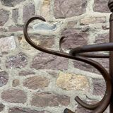 Vintage parrot standing coat rack 70s curved wood French coat rack Bentwoo parrot