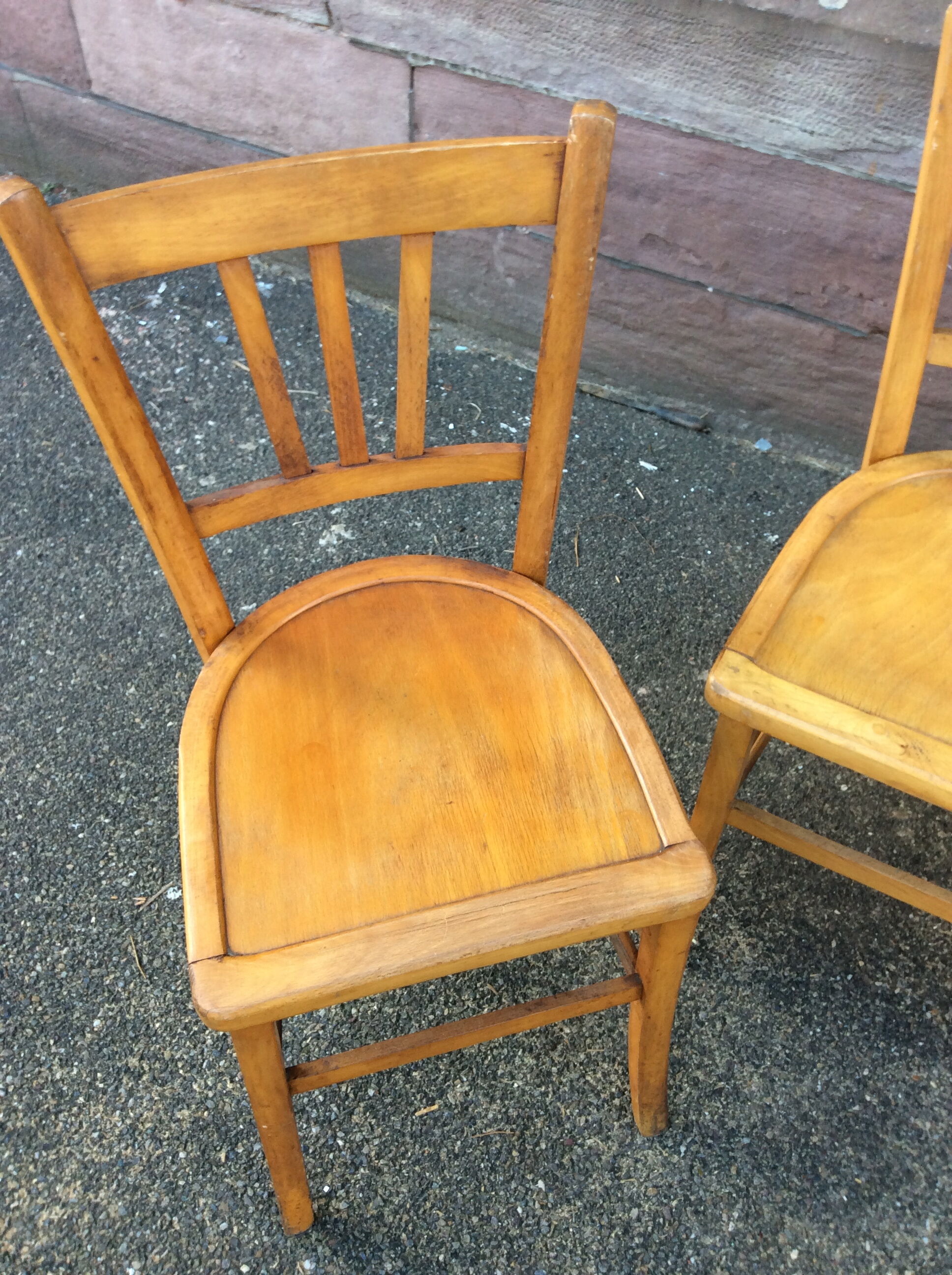 4 baumann bistro chairs brasserie no bentwood
