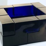 Blue Murano glass centerpiece, Italy 1960s