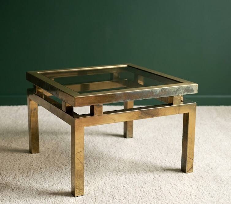 Pair of side tables / end tables Belgo Chrom