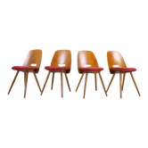 1960s dining chairs by Frantisek Jirak for Tatra, Set of 4