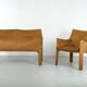 ensemble composé deCAB 413 et CAB 414 par Mario Bellini pour Cassina -1970s