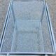 Rolling service chrome art deco double glass trays 1930