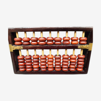 Ancient chinese abacus diamond wood