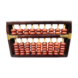 Ancient chinese abacus diamond wood