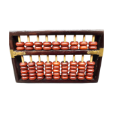 Ancient chinese abacus diamond wood
