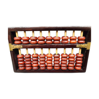 Ancient chinese abacus diamond wood