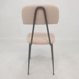 Set of 4 Italian Metal Dining Chairs, 1960's