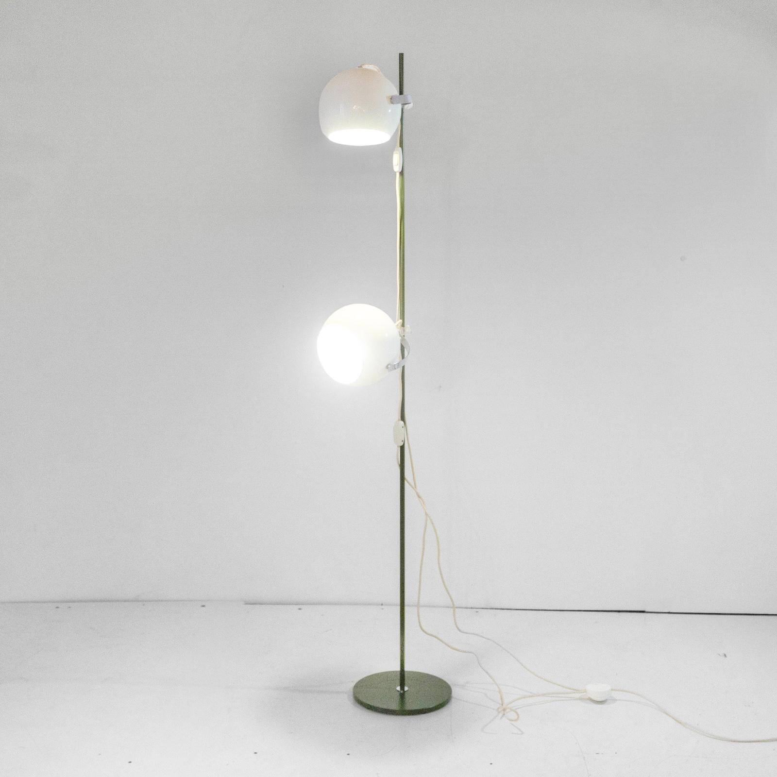 Space Age " Eye Ball " Vintage Floor Lamp in Style of Reggiani, Italy 1970s