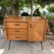 Buffet commode pieds compas 50’s