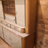 Vintage buffet in formica 1962 pale green