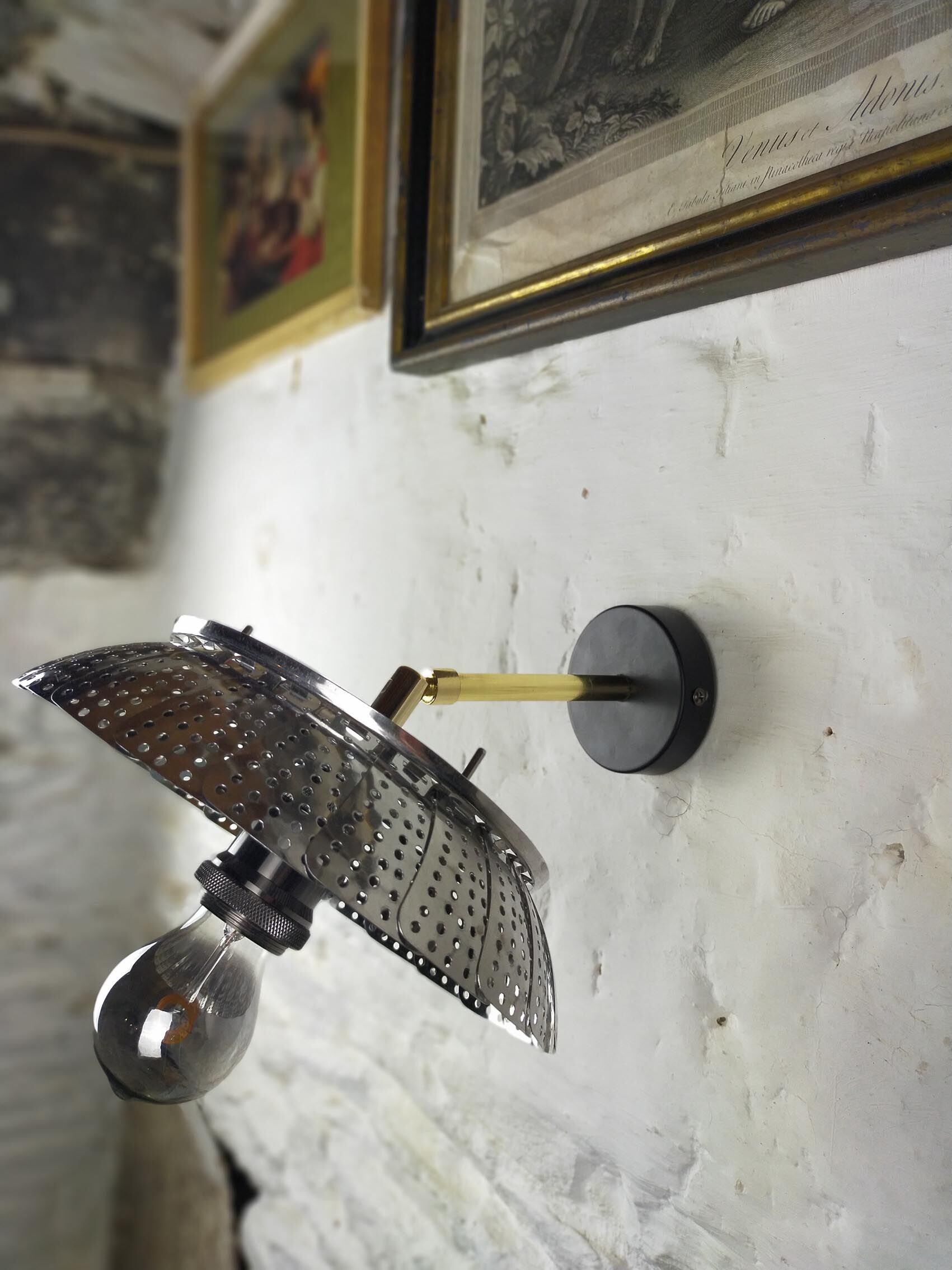 “la papillote” wall lamp by François Marin