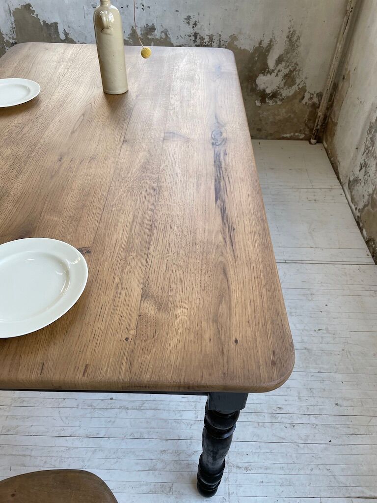 Farm bistro table in oak
