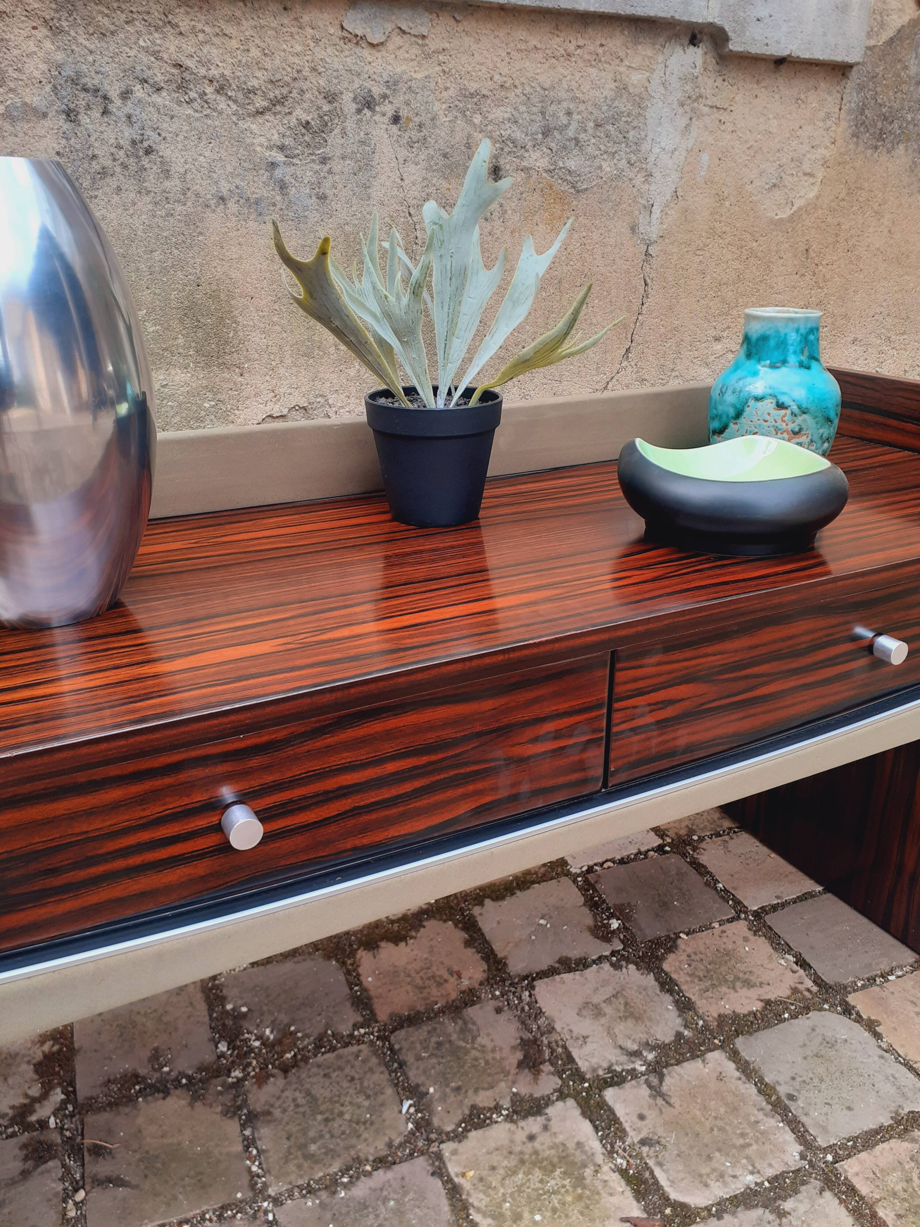 Rosewood console table, 1970s