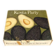 Vintage Avocado Coupe Glass KOSTA Party Engraved