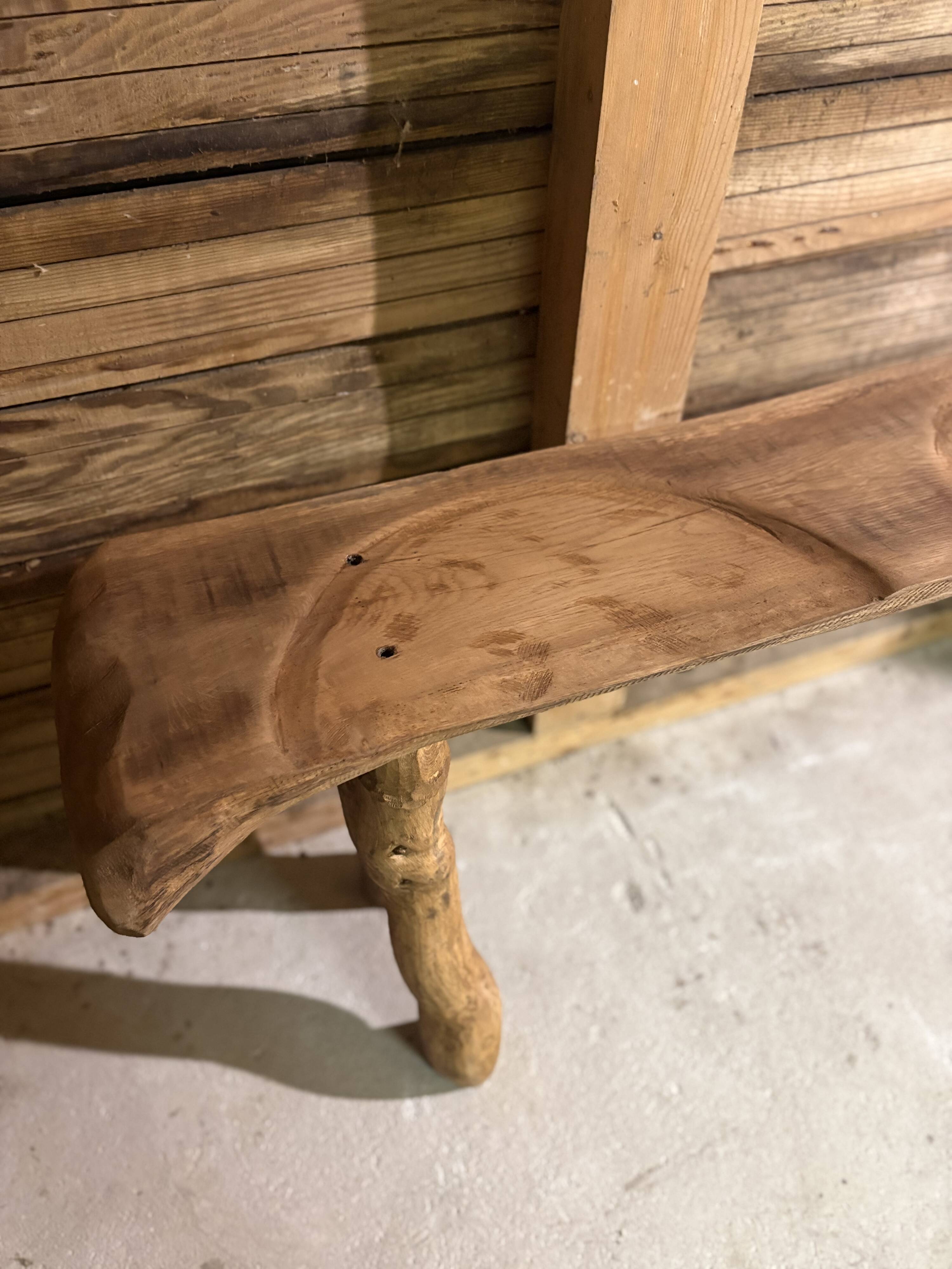 Old solid wood bench – country house spirit