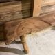 Old solid wood bench – country house spirit
