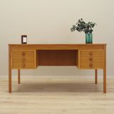 Ash desk, Danish design, 1970s, manufacturer: Domino Møbler