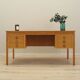 Ash wood desk, Danish design, 1970s, manufacturer: Domino Møbler