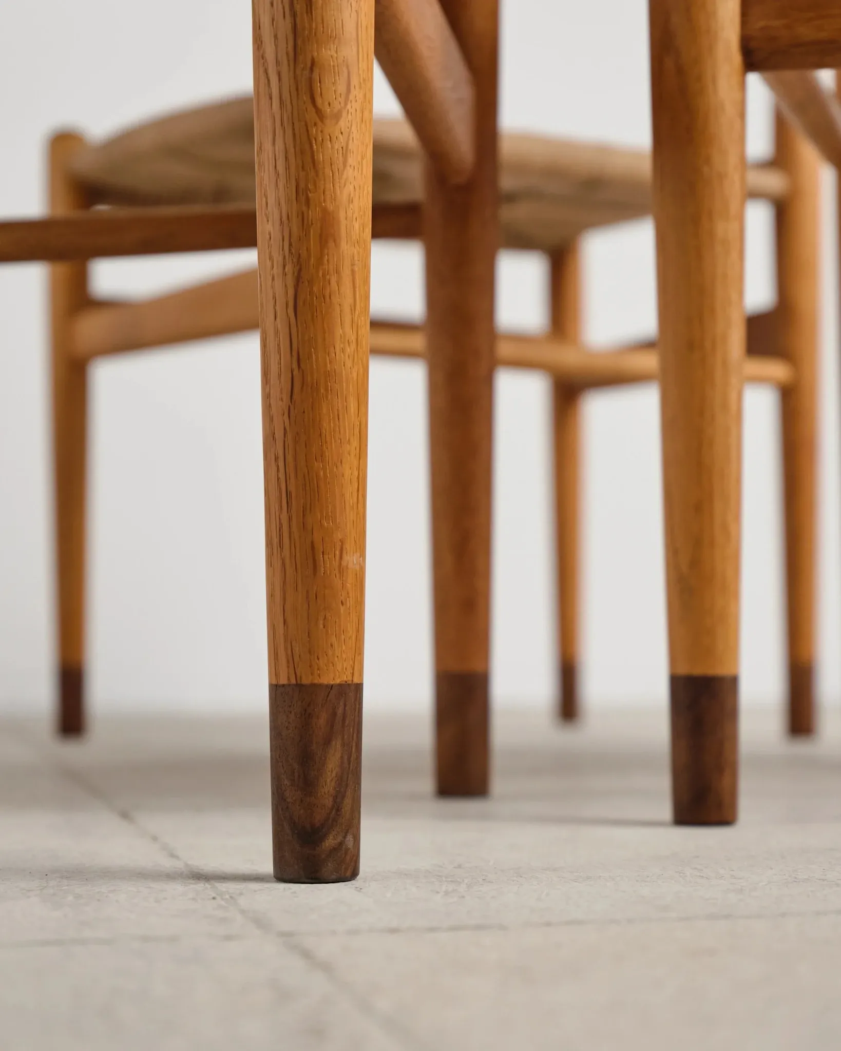 4 CH36 chairs in oak by Hans J. Wegner, Denmark, 1970s