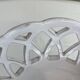 Openwork fruit bowl signed Lallier from Moustier