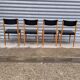 Set of four Scandinavian teak chairs 1960