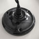 Black metal lampshade suspension