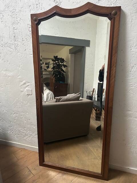 Large beveled mirror