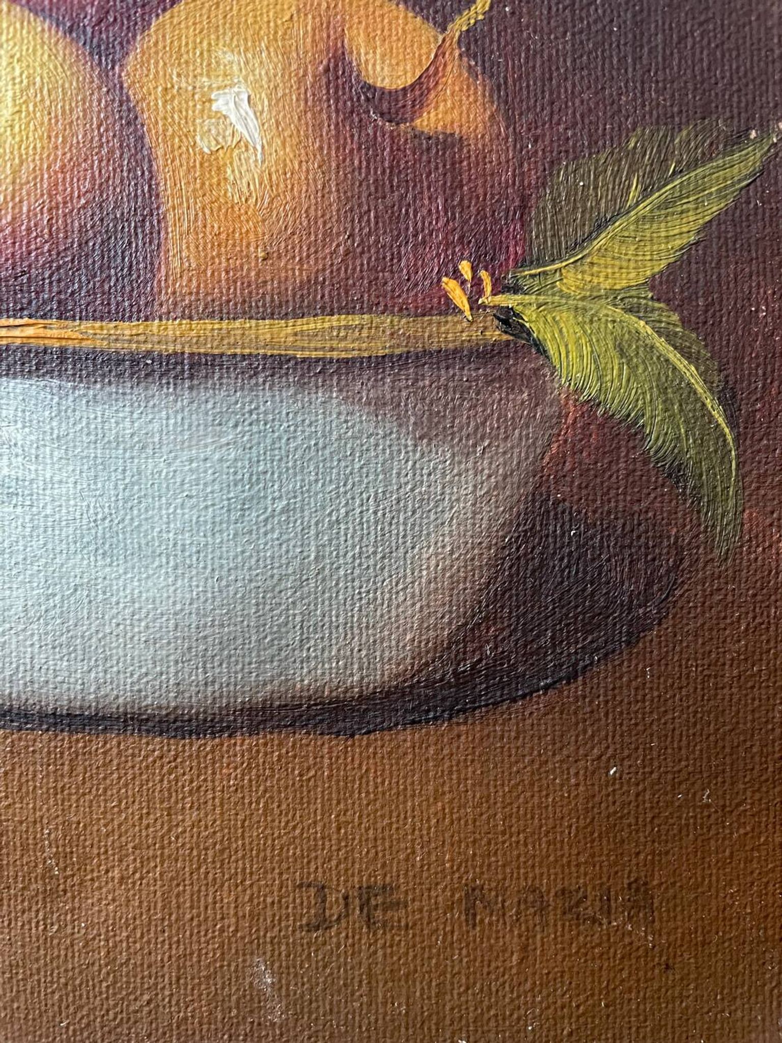 Oil on canvas signed Violette de Mazia