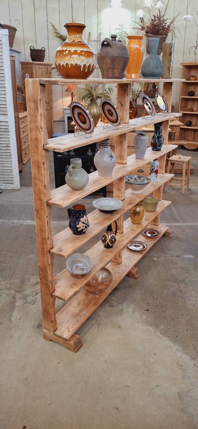 Large old shelf on legs