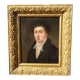 19th C. Portrait Painting Young Man Gentleman Antique