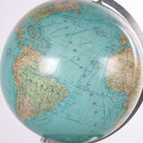 Glass globe with lamp Berlin, Stuttgart 1940-1950