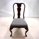 Lot de 5 chaises de salle à manger en acajou de style Reine Anne, 1920