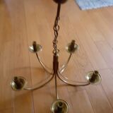 Brass chandelier