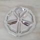 Guy Degrenne / Round platter with compartments and central stainless steel handle
