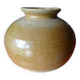 Vase boule en grès